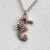 Collar Cadena con Hipocampo Plata Rosada 925 con Zircones - comprar online