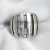 Anillo Bandas de Plata en internet
