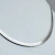 Collar Cadena Chata Plata 925 Extensible