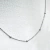 Collar Cadena Oro Blanco 18k Bolitas