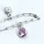 Pulsera Plata 925 Flores y Zircones Rosa - comprar online