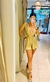 Mono Beyonce Dorado en internet