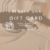 GIFT CARD - comprar online