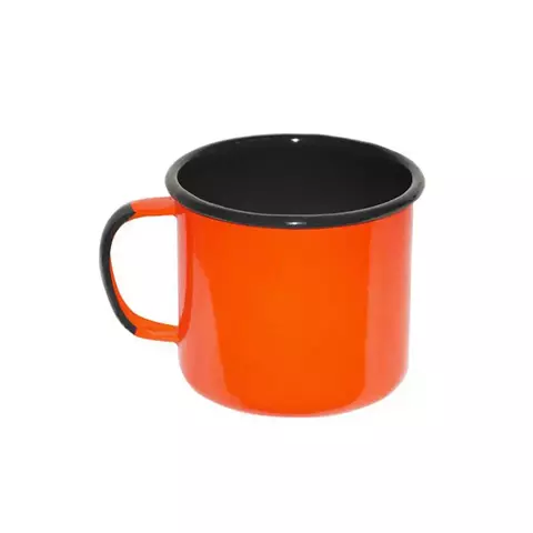 Caneca Esmaltada Ewel Laranja Nº8