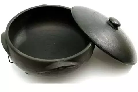 Panela De Barro Capixaba 7 L Com Suporte