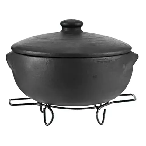 Panela De Barro Capixaba 9 L Com Suporte