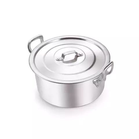 Caçarola Em Alumínio Com Tampa E Alça Tamanho 38 - Arary