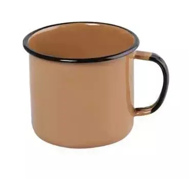 Caneca Esmaltada Ewel Bege Nº6