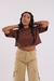 SEMI CROPPED MARROM - comprar online