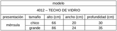 Farol Techo de Vidrio con ménsula - comprar online