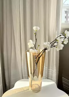 Florero glatt dorado