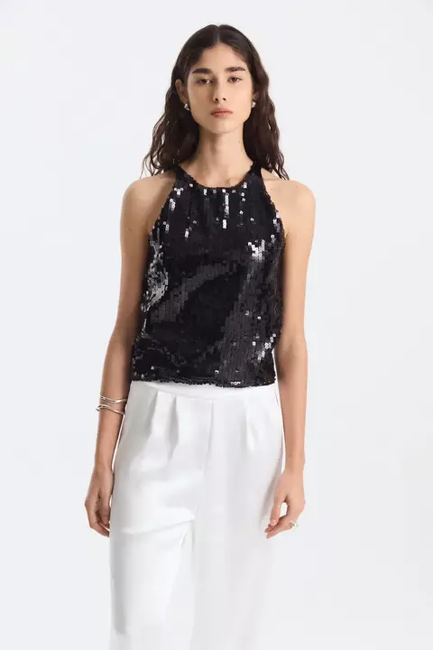 Musculosa con Lentejuelas (A26V0192) - comprar online