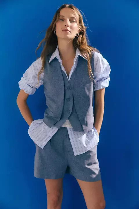 chaleco tencel (A26V1311) - comprar online