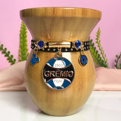 Choker/Pulseira de Cuia Luxo Grêmio
