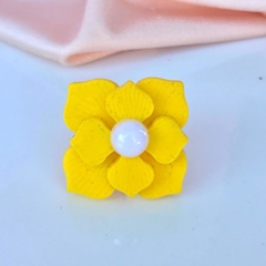 Enfeite de biscuit (Flor amarela)