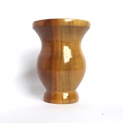 Cuia de Madeira Imbuia Natural com detalhes - comprar online