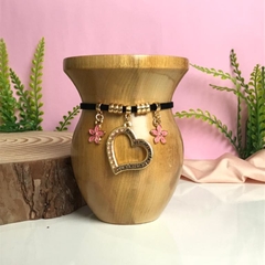 Choker/Pulseira de Cuia Amor de mãe