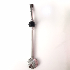 Bomba de pedra natural 24cm com bojo removível (Preto)