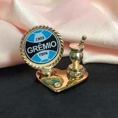 Enfeite de Metal Base Coração (Grêmio)