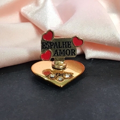 Enfeite de Metal Base Coração (Espalhe amor)