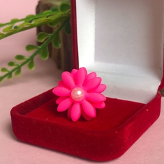 Enfeite de biscuit (Flor rosa)