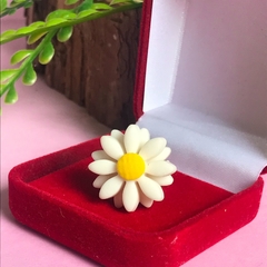 Enfeite de biscuit (Flor branca)