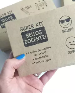 Kit de sellos docente - tienda online