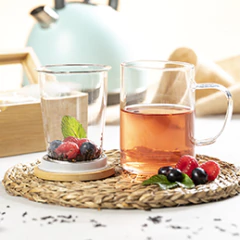 TAZA DE TE CON TAPA MAS INFUSOR