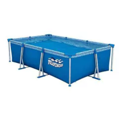 Pileta Lona Estructura Metálica inox Rectangular 2,70 x 1,60 x 0,65 Mts 1043 Pelopincho