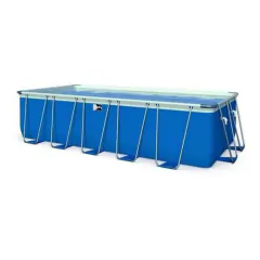 Pileta Lona Estructura Metálica inox Rectangular XL 5,34 x 2,34 x 1,30 Mts RC16 Pelopincho