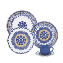 Set Vajilla 30 Piezas Platos y Tazas La Carreta Oxford