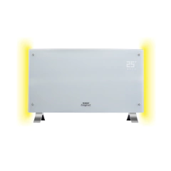Vitroconvector Curvo Digital con Luz Blanco Peabody PE-VQDL20B - comprar online