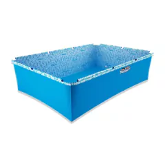Pileta Lona Estructura Metálica inox Rectangular 2,70 x 1,60 x 0,65 Mts 1043 Pelopincho - comprar online