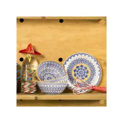 Set Vajilla 30 Piezas Platos y Tazas La Carreta Oxford en internet
