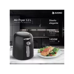 Freidora Por Aire Caliente S/ Aceite 3.2 Lts Mecánica HOG0151 Suono - DISMAR
