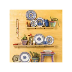 Set Vajilla 30 Piezas Platos y Tazas La Carreta Oxford - DISMAR