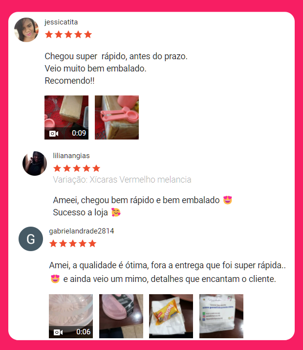 Banner de Panelinha Rosa | Utensílios de Cozinha e Confeitaria