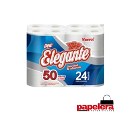 PAPEL HIGIENICO 50 METROS BOLSÓN 24 ROLLOS