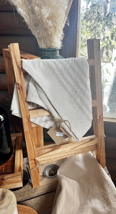 ESCALERA DE MADERA PORTA PAÑO - comprar online