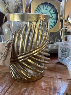 FANAL VIDRIO BRONCE-HOJA