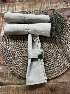 PORTA SERVILLETA CUERINA