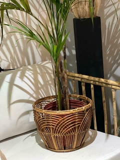 PORTA MACETA RATTAN