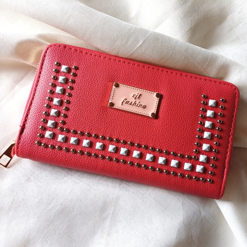 BILLETERA MARGARITA ROJA