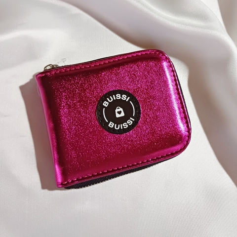 BILLETERA POCKET METALIZADA ROSA