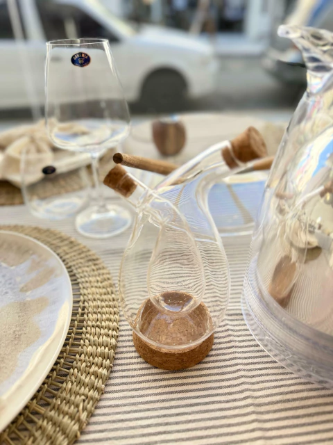 Set Aceitera y Vinagrera Gota 2en1 MISHKA - comprar online