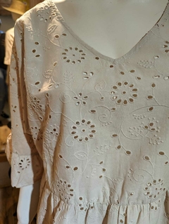 Vestido corto Broderie (R. Garofalo) en internet