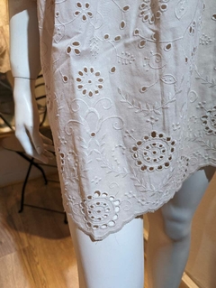Vestido corto Broderie (R. Garofalo) - Les Petites Montagnes
