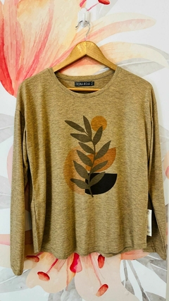 Imagen de Remera Australia manga larga tostado