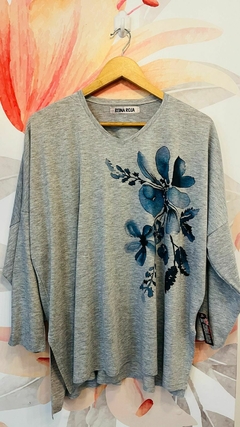 Remeron Bali manga larga gris en internet