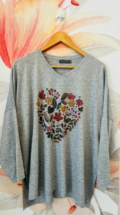 Remeron Bali manga larga gris